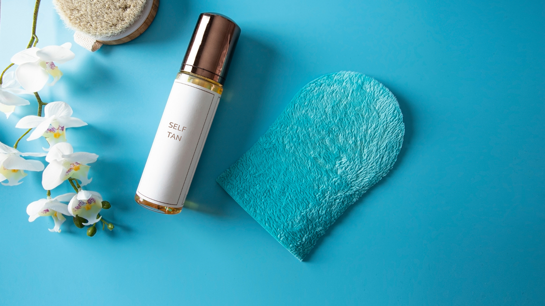 Self Tanner And Tanning Gloves